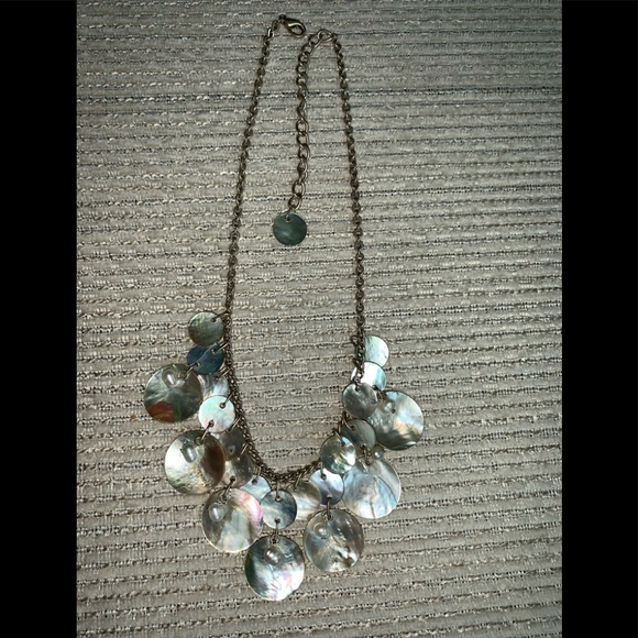 BEAUTIFUL ABALONE shell adjustable necklace - Picture 1 of 8